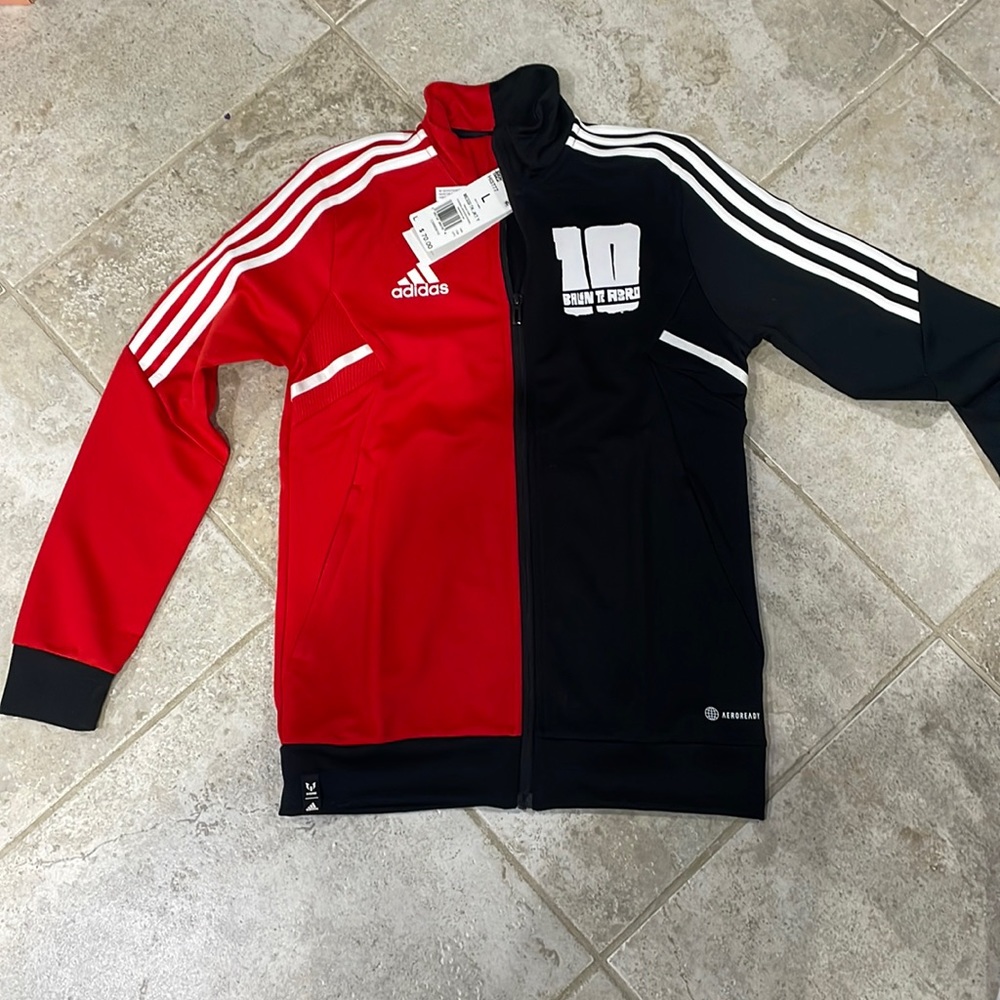 Adidas Messi track jacket juniors szL 13/14Y nwt